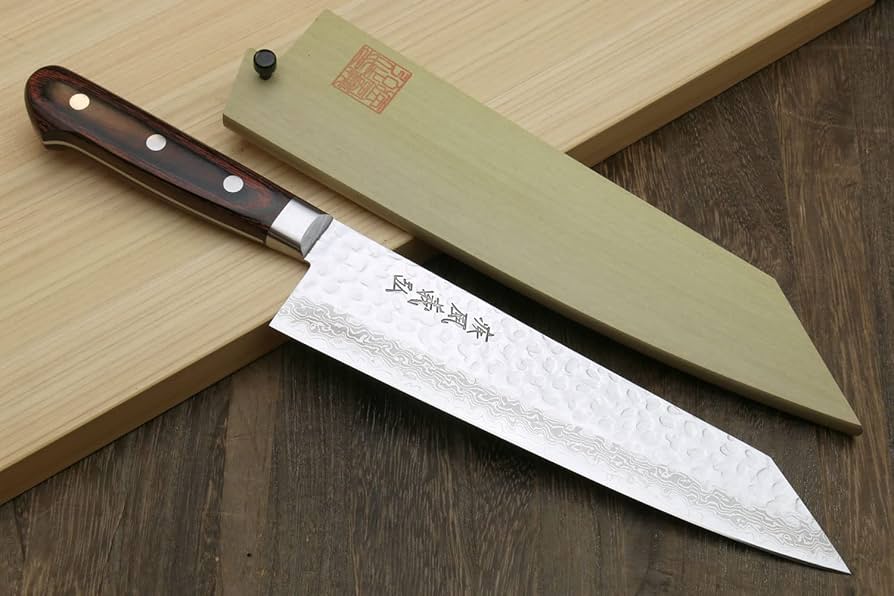 Amazon | Yoshihiro VG10 槌目ダマスカス きりつけ刀先 多目的